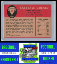 Load image into Gallery viewer, 1961 Fleer Baseball Greats #28 Jimmie Foxx VG/EX