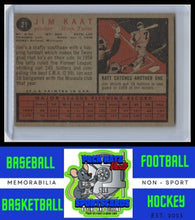 Load image into Gallery viewer, 1962 Topps #21 Jim Kaat VG/EX