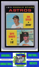 Load image into Gallery viewer, 1971 Topps #102 Astros Rookies - Ken Forsch / Larry Howard RS, RC VG