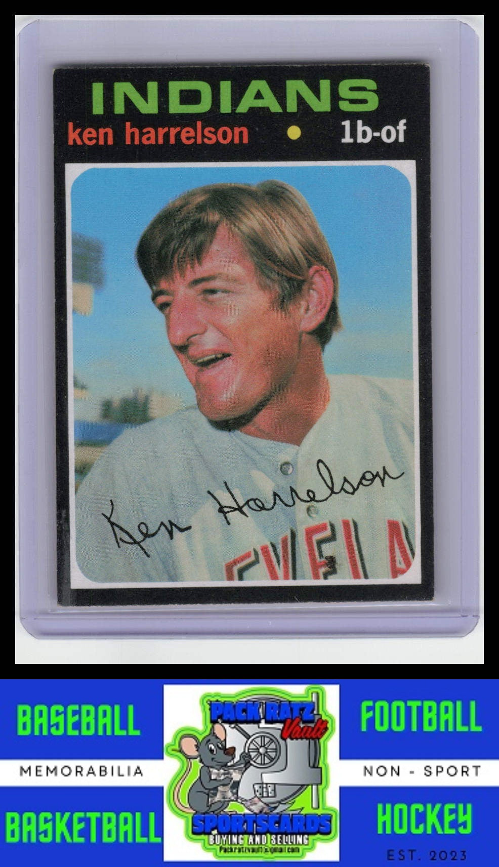 1971 Topps #510 Ken Harrelson VG/EX