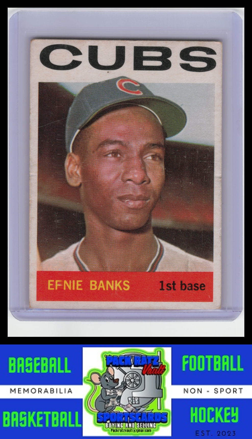 1964 Topps #55 Ernie Banks VG