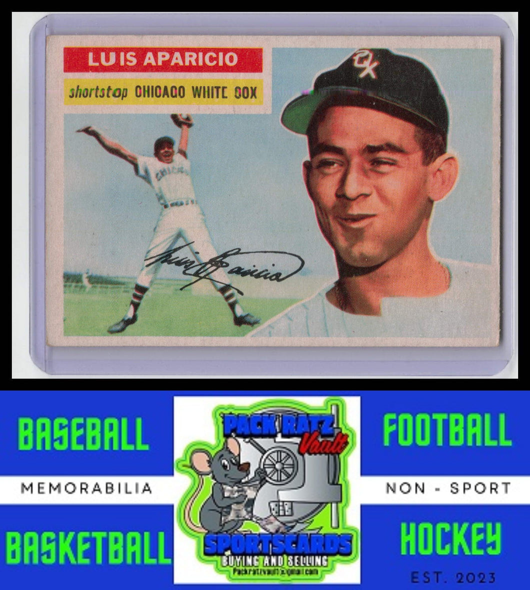 1956 Topps #292 Luis Aparicio VG/EX/Pen mark on back