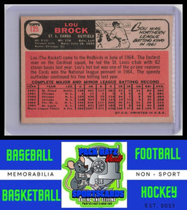 1966 Topps #125 Lou Brock VG/EX