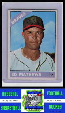 1966 Topps #200 Ed Mathews VG