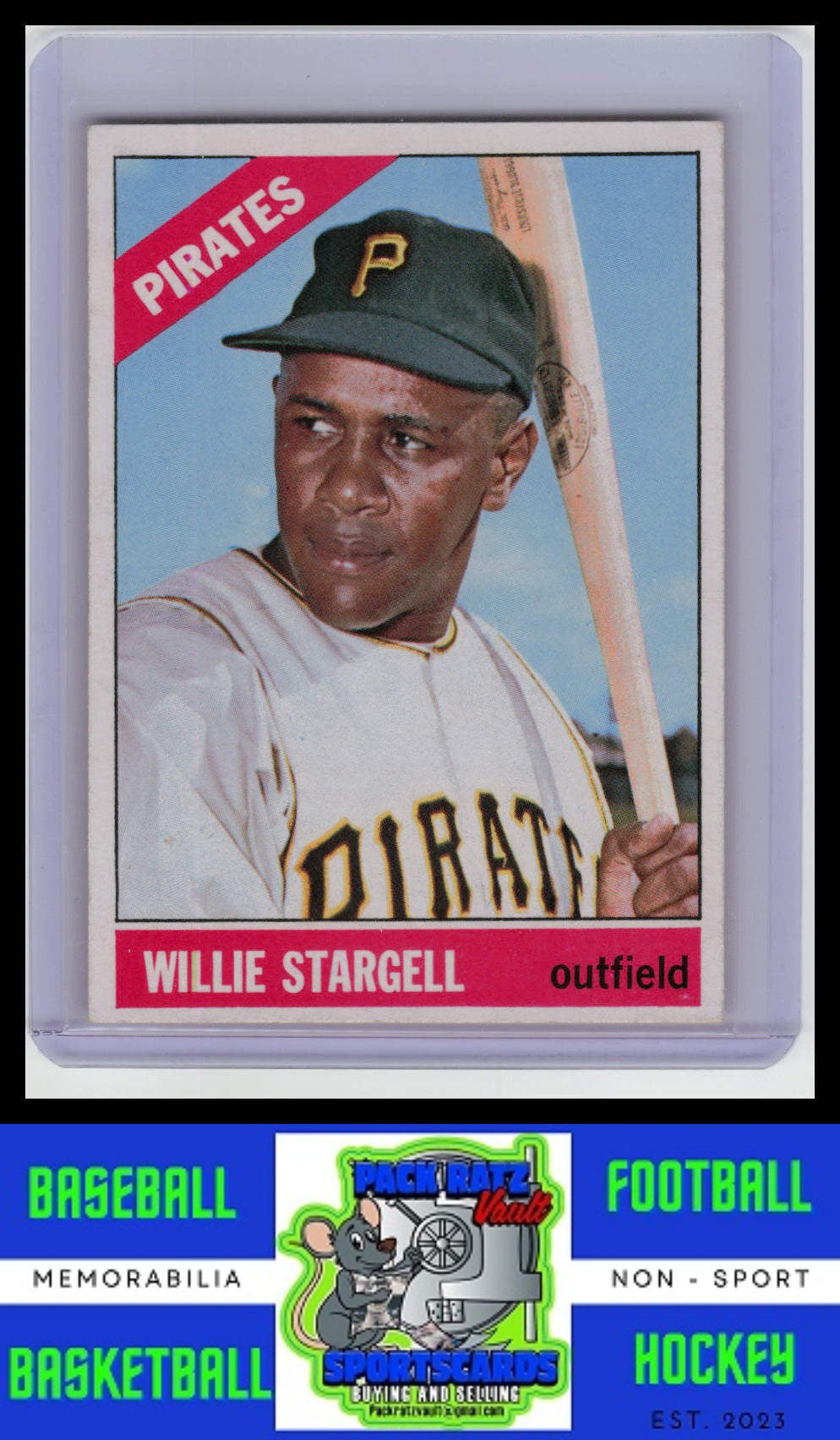 1966 Topps #255 Willie Stargell VG/EX