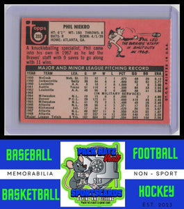 1969 Topps #355 Phil Niekro VG/EX