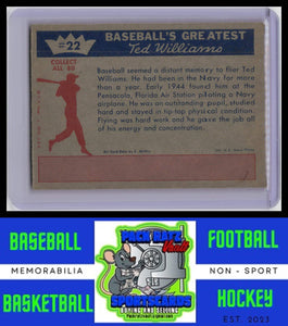 1959 Fleer Ted Williams #22 Ted Williams EX/NM