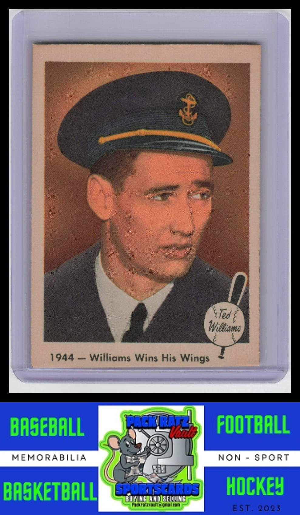 1959 Fleer Ted Williams #23 Ted Williams EX/NM