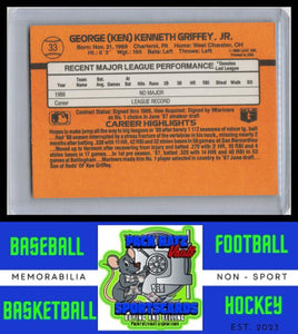 1988 Donruss #33 Ken Griffey Jr RR EX