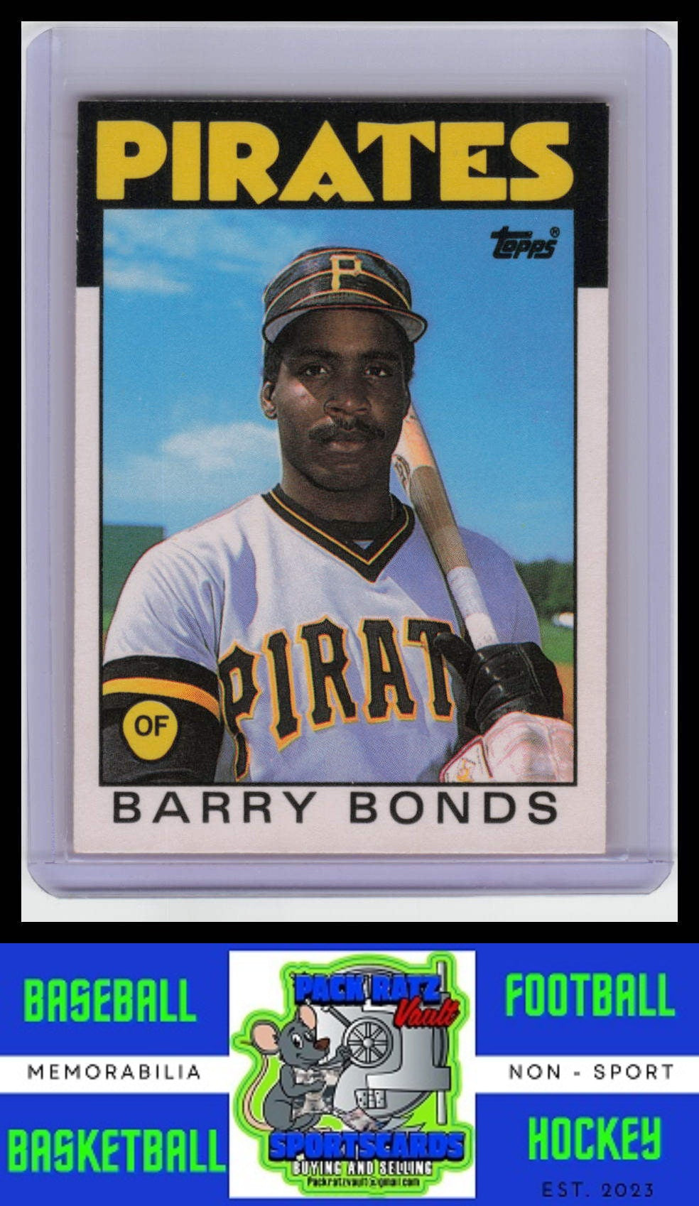 1986 Topps Traded #T114 Barry Bonds EX/NM