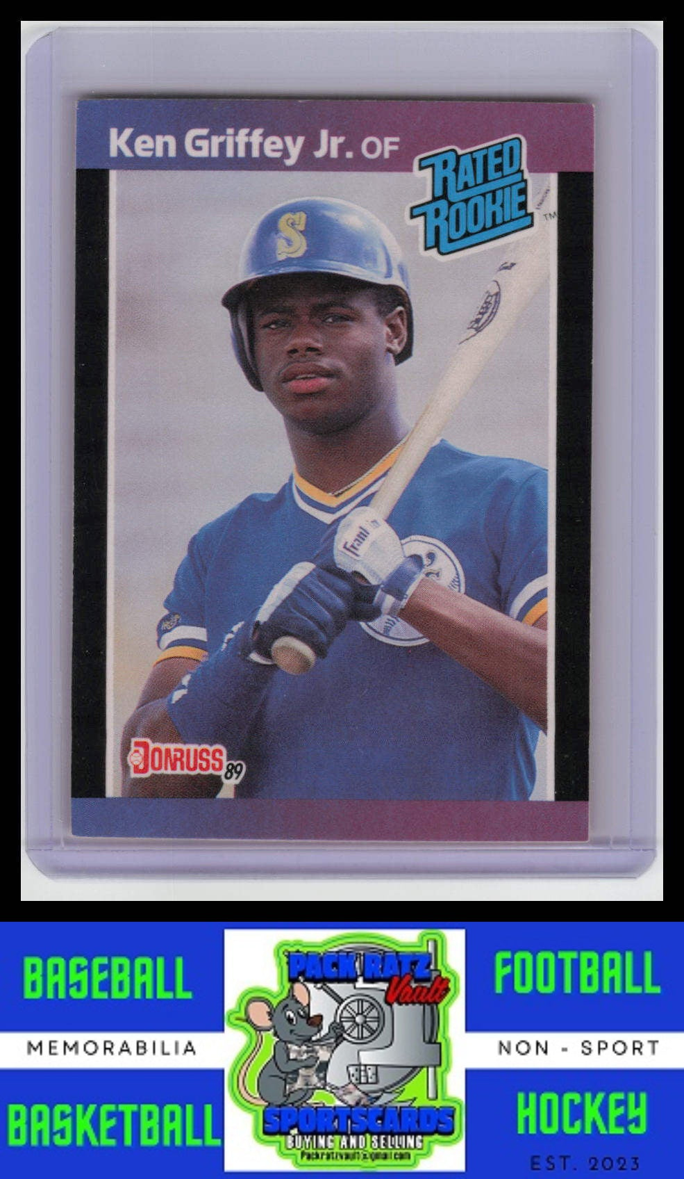 1989 Donruss #33 Ken Griffey Jr. EX