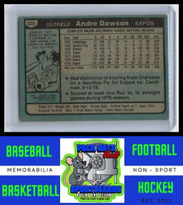 1980 Topps #235 Andre Dawson VG/EX