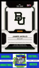 Load image into Gallery viewer, 2022 Panini Prizm #SS-JAK James Akinjo Sensational Signatures Sensational Signatures NM