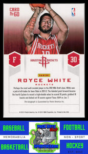 2012 Panini Prestige #60 Royce White Prestigious Picks Signatures NM