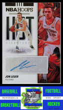 Load image into Gallery viewer, 2019 Hoops #HS-JLR Jon Leuer Hot Signatures NM