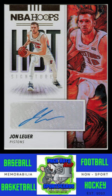 2019 Hoops #HS-JLR Jon Leuer Hot Signatures NM