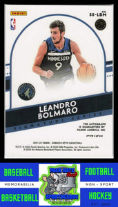 2021 Donruss Optic - Signature #SS-JBM Leandro Bolmaro Signature Series Green Shock NM