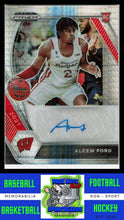 Load image into Gallery viewer, 2021 Panini Prizm Collegiate Draft Picks #DP-AFO Aleem Ford (RC) (AU) NM