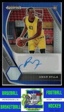 Load image into Gallery viewer, 2021 Panini Prizm Collegiate Draft Picks #DP-ASY Amar Sylla 111/149 Draft Picks Autographs Prizms Silver NM