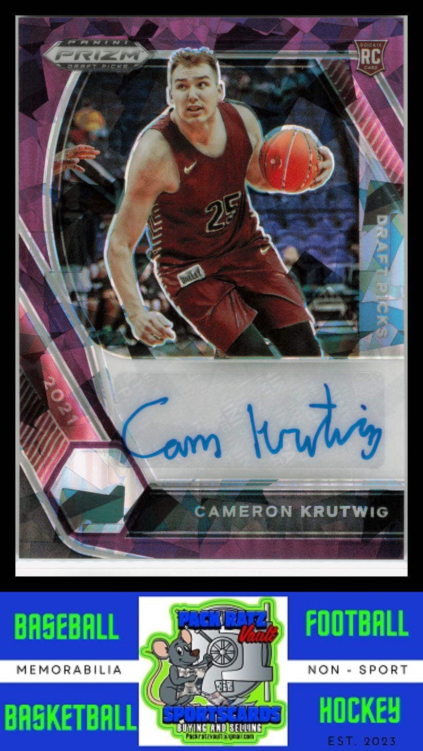 2021 Panini Prizm Draft Picks #DP-CKR Cameron Krutwig 85/99 NM