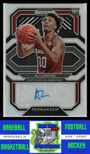 Load image into Gallery viewer, 2021 Panini Prizm Draft Picks Penmanship #CP-AJL AJ Lawson (RC) AU NM