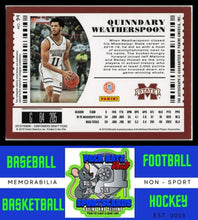 Load image into Gallery viewer, 2019 Panini Contenders Draft Picks #94 Quinndary Weatherspoon (RC) NM