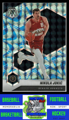 2020 Panini Mosaic #21 Nikola Jokic Mosaic Reactive Blue NM