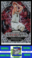 Load image into Gallery viewer, 2020 Panini Prizm Fireworks #7 Nikola Jokic Fast Break Disco NM