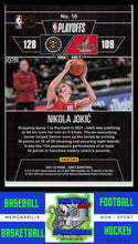 Load image into Gallery viewer, 2021 Hoops #10 Nikola Jokic 1115/2021 Road to the Finals First Round NM