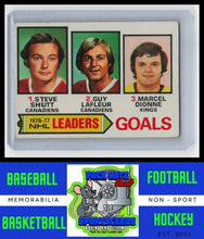 Load image into Gallery viewer, 1977 Topps #1 Steve Shutt / Guy LaFleur / Marcel Dionne LL VG/EX