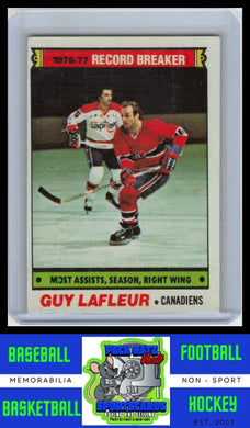 1977 Topps #218 Guy Lafleur VG/EX