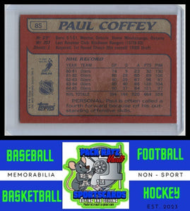 1985 Topps #85 Paul Coffey VG/EX