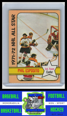 1972 Topps #124 Phil Esposito VG/EX