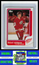 Load image into Gallery viewer, 1986 Topps #11 Steve Yzerman VG/EX