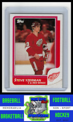 1986 Topps #11 Steve Yzerman VG/EX