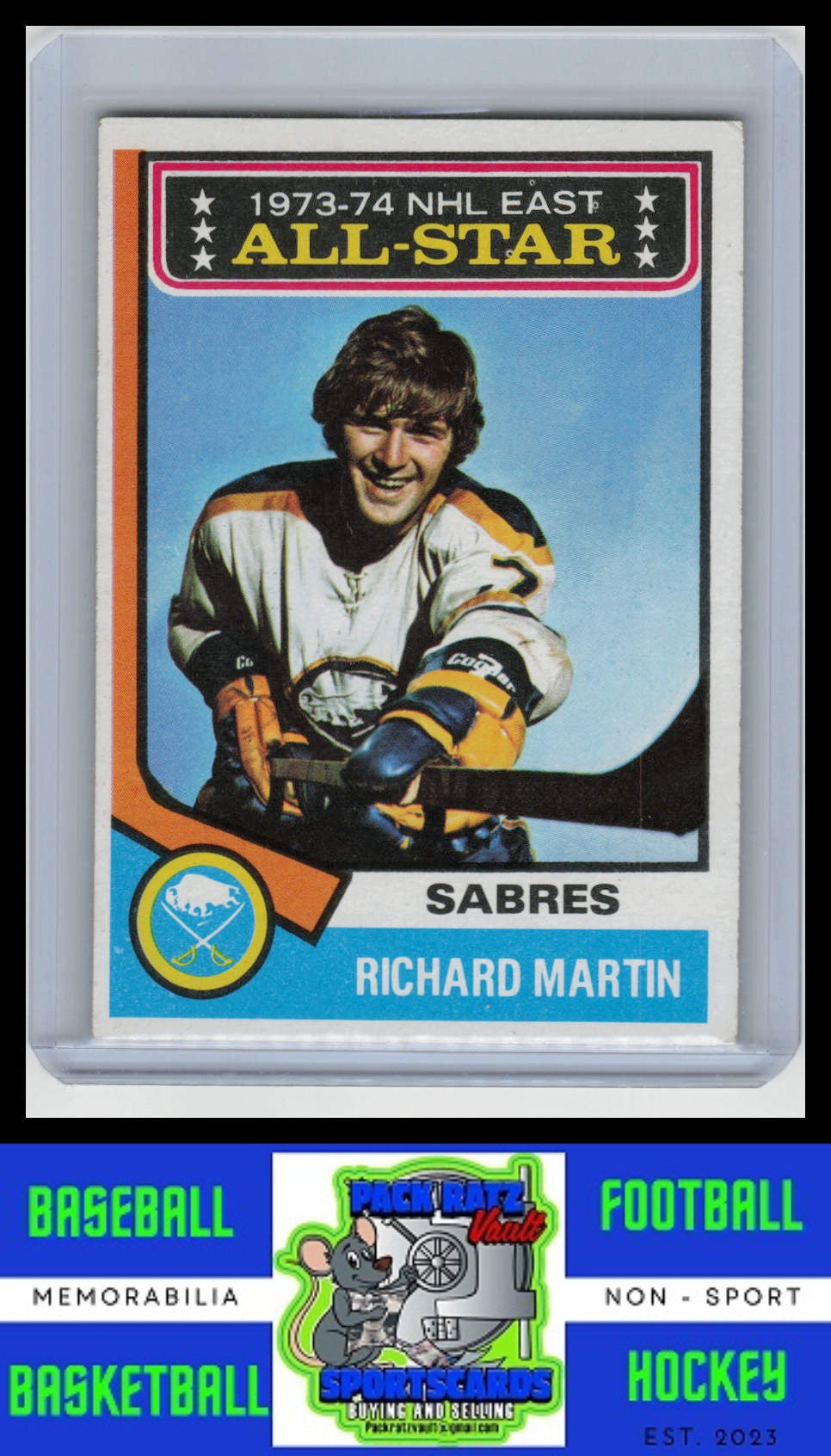 1974 Topps #127 Rick Martin VG/EX