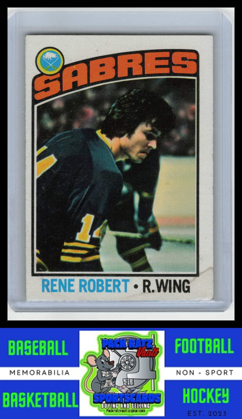 1976 Topps #42 Rene Robert VG/EX