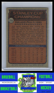 1974 Topps #216 Cup Champions VG/EX