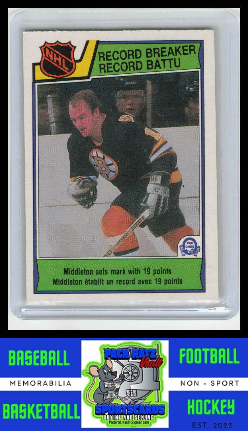 1983 O-Pee-Chee #214 Rick Middleton RB EX