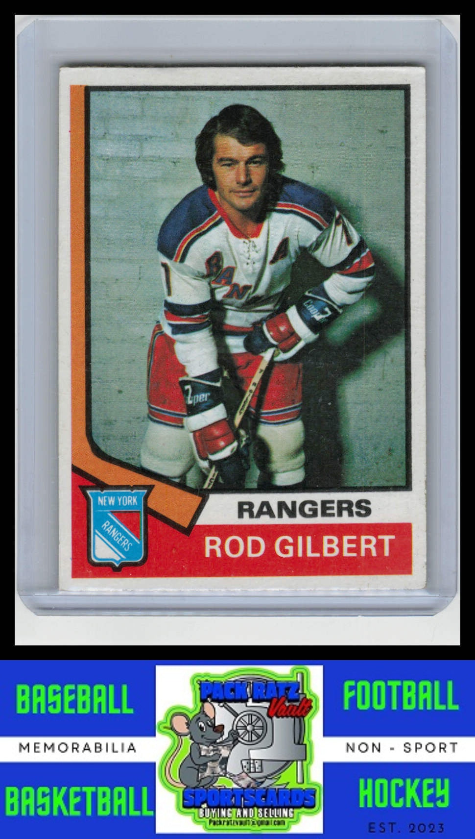 1974 Topps #201 Rod Gilbert VG/EX