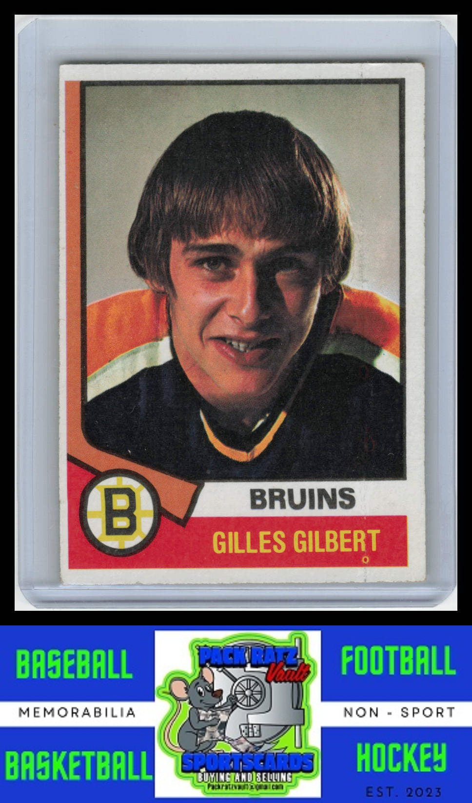 1974 Topps #10 Gilles Gilbert VG/EX