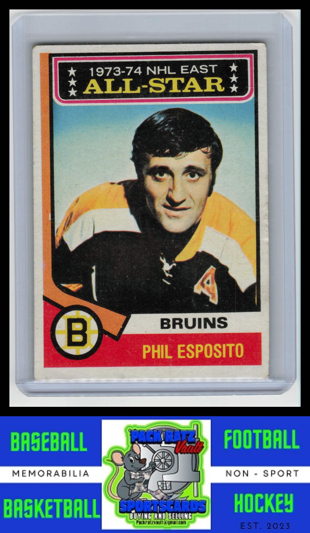 1974 Topps #129 Phil Esposito VG/EX