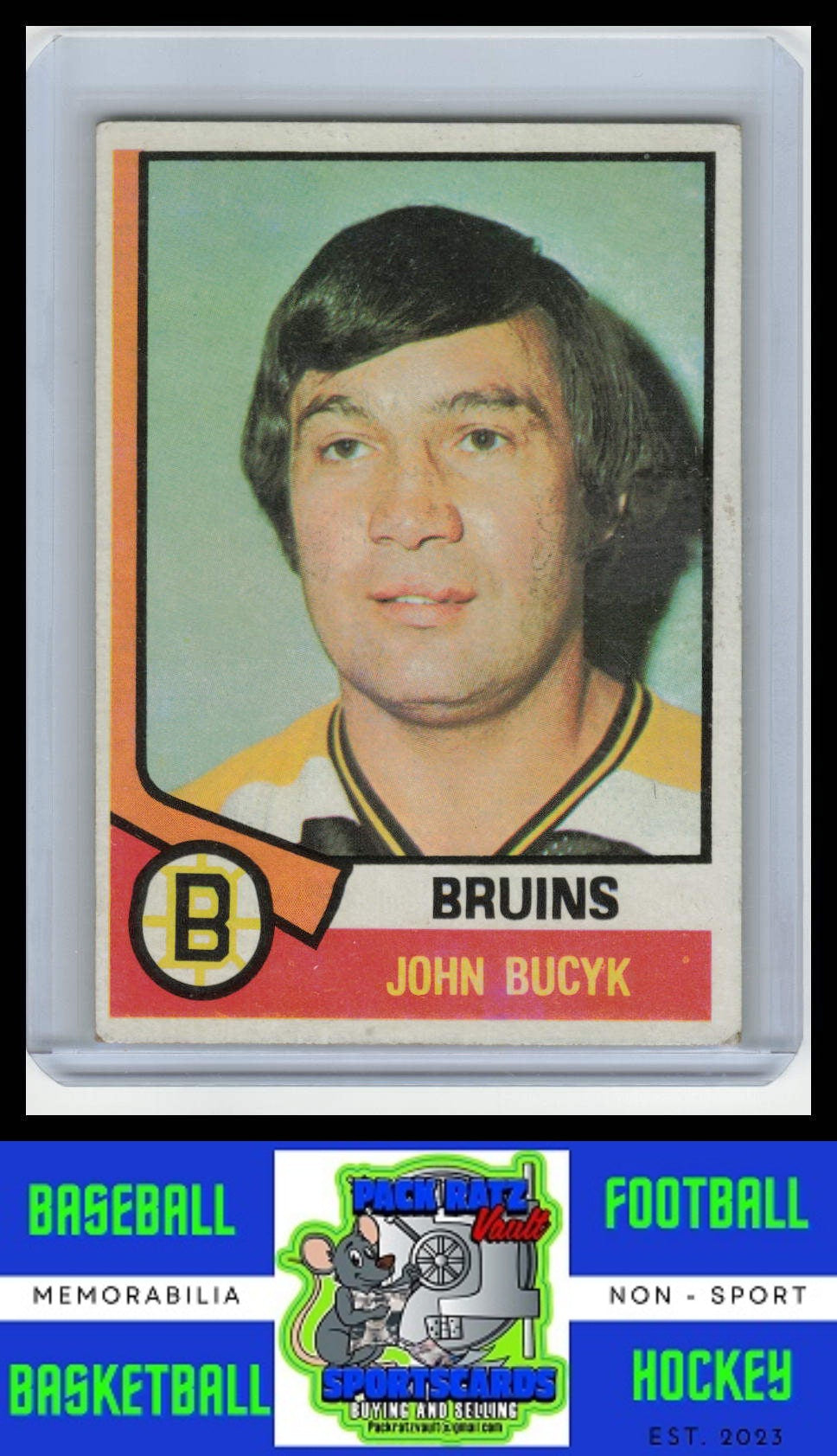 1974 Topps #239 Johnny Bucyk VG/EX