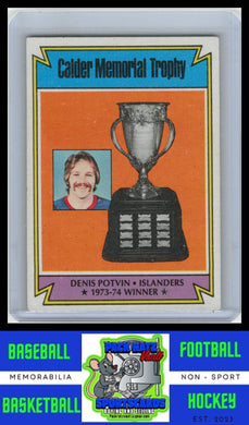 1974 Topps #252 Denis Potvin VG/EX