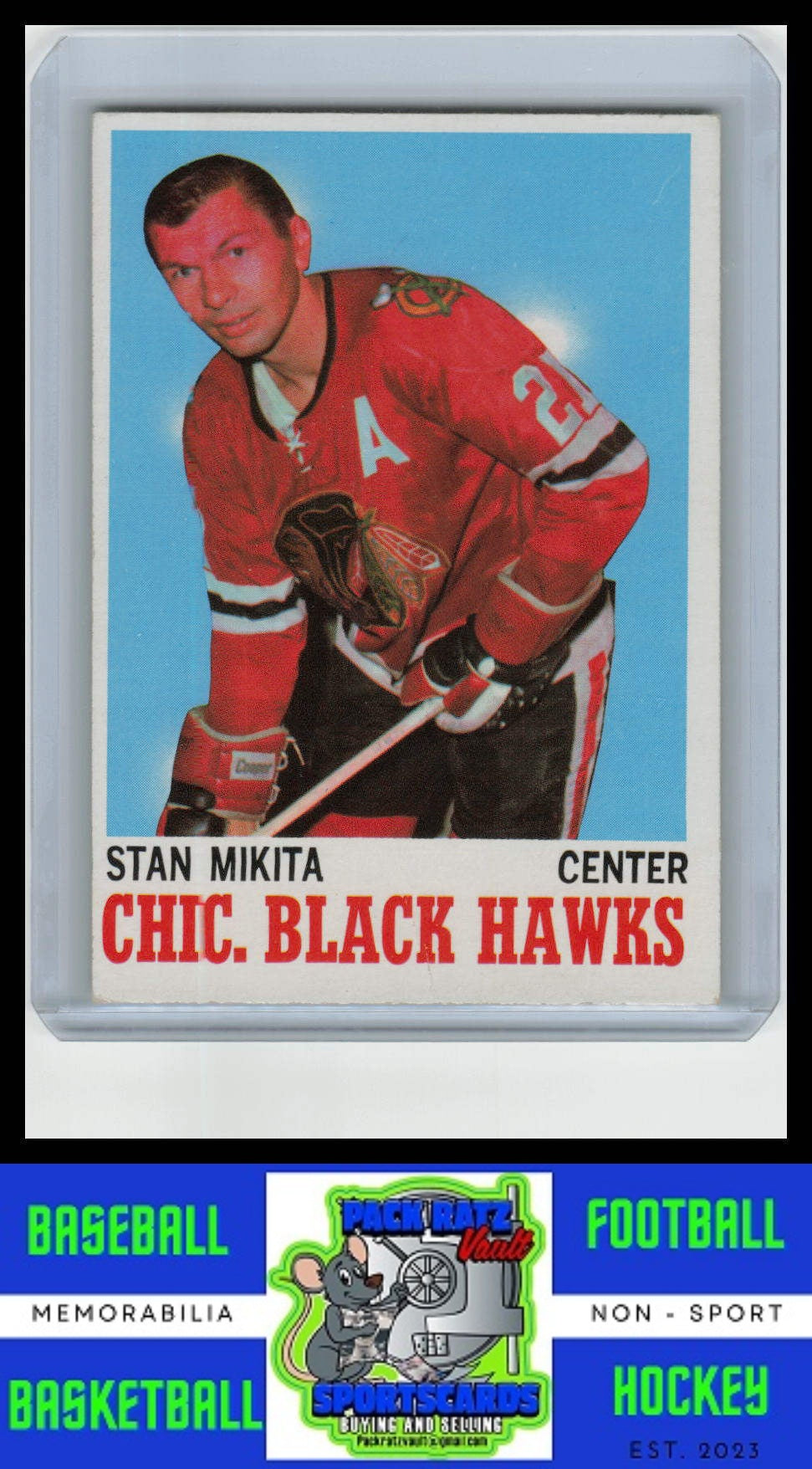 1970 Topps #20 Stan Mikita EX+