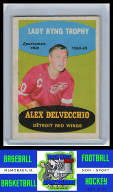 1969 Topps #206 Alex Delvecchio VG/EX