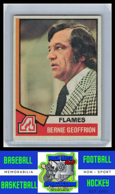 1974 Topps #147 Bernie Geoffrion VG/EX