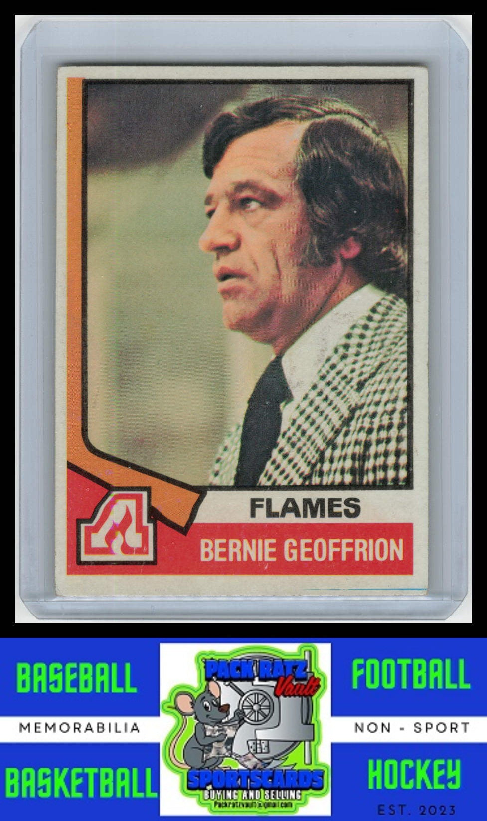 1974 Topps #147 Bernie Geoffrion VG/EX