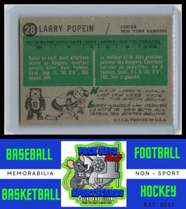 1958 Topps #28 Larry Popein VG/EX