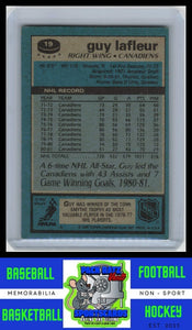 1981 Topps #19 Guy Lafleur VG/EX